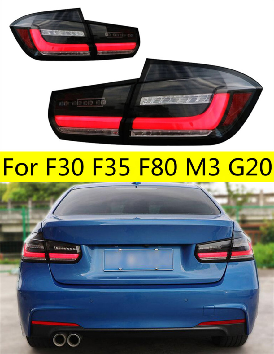 Car Tail Lights For F30 F35 F80 M3 Taillight G20 Type LED Fog Light DRL High Beam Turn Signal Reverse Brake Taillights