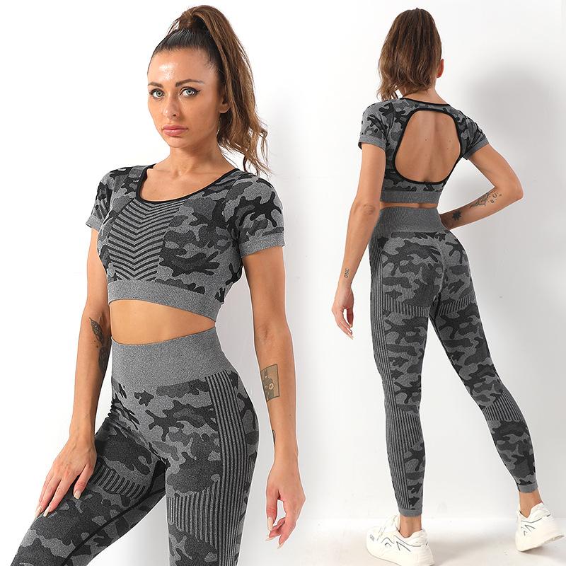 Yoga Outfit Seamless Backless Women Sports Set Gym Sexy Short Sleeve High Waist Leggings Hip Fitness Pants Suit Running Female SetYoga, Pink
Yoga Outfit Seamless Backless Women Sports Set Gym Sexy Short Sleeve High Waist Leggings Hip Fitness Pants Suit Running Female SetYoga, Pink