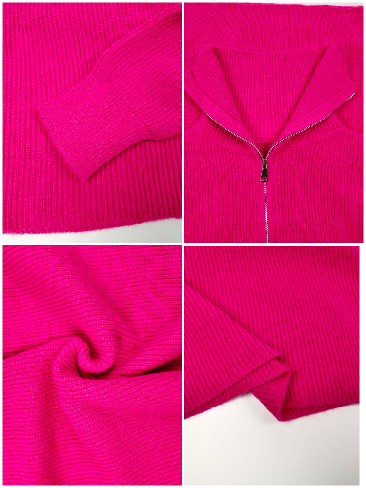 Fashion Women Sweaters Casual Loose Turtleneck Zipper Autumn and Winter Long Sleeve Top Knitted Vintage Green Sweater W220817