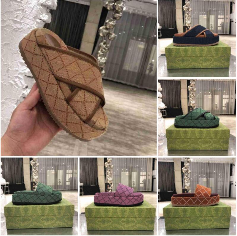 Designer Women Sandal Canvas Platform Slippers Leather Beach Slides Outdoor Party Classic Shoes, Color 1
Designer Women Sandal Canvas Platform Slippers Leather Beach Slides Outdoor Party Classic Shoes, Color 1