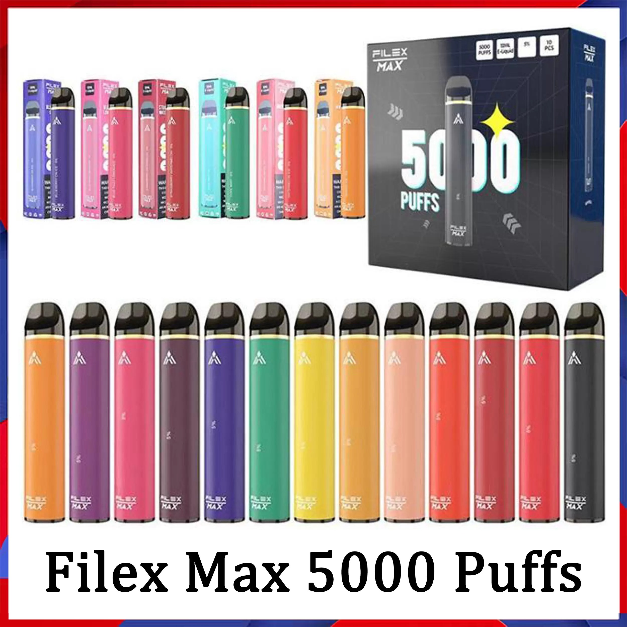 100% Original Filex Max Super 5000 puffs E Cigarettes Rechargeable Disposable Device 950mAh Battery 12ml Price With security code Vape Pen High Capacity
100% Original Filex Max Super 5000 puffs E Cigarettes Rechargeable Disposable Device 950mAh Battery 12ml Price With security code Vape Pen High Capacity