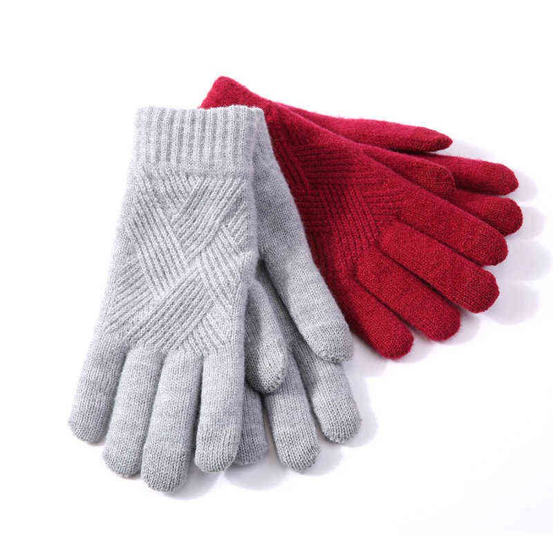 Winter Women Keep Warm Touch Screen Plus Cashmere Thicken Cycling Elasticity Knitting Wool Gloves Fashion Elegant Female Slim T220730
Winter Women Keep Warm Touch Screen Plus Cashmere Thicken Cycling Elasticity Knitting Wool Gloves Fashion Elegant Female Slim T220730