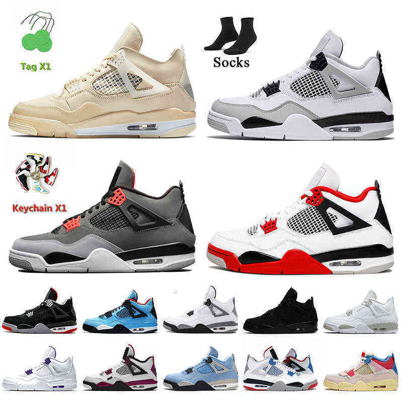 Luxury Fashion Jumpman 4 4s Jorden Basketball Shoes Sail Military Black Cat Infrared Fire Red White Oreo University Blue 4s Retro With Socks, D12 manila 36-47
Luxury Fashion Jumpman 4 4s Jorden Basketball Shoes Sail Military Black Cat Infrared Fire Red White Oreo University Blue 4s Retro With Socks, D12 manila 36-47