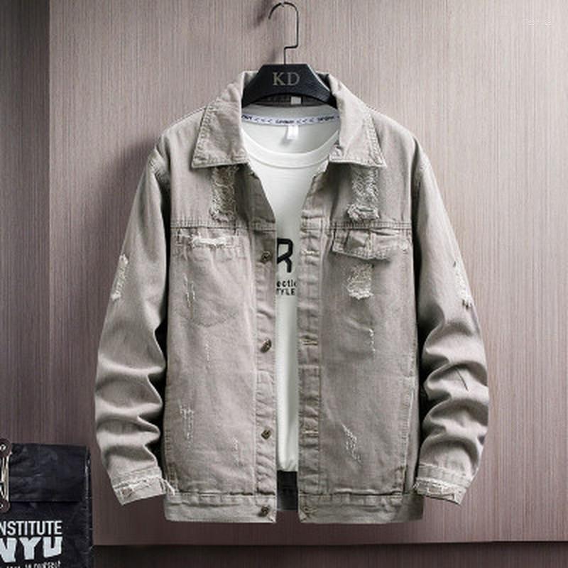 Men's Jackets 2022 Spring And Autumn Denim Jacket Slim Cotton Ripped Youth Men Size -4XL, 602 light blue
Men's Jackets 2022 Spring And Autumn Denim Jacket Slim Cotton Ripped Youth Men Size -4XL, 602 light blue