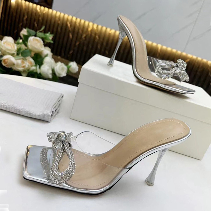 Classic women High slippers cowhide 100% leather bow Thin heels Slides woman shoe beach Lazy Sandals sexy High heeled shoes Diamonds designer slipper size 35-40-4142, Clear
Classic women High slippers cowhide 100% leather bow Thin heels Slides woman shoe beach Lazy Sandals sexy High heeled shoes Diamonds designer slipper size 35-40-4142, Clear