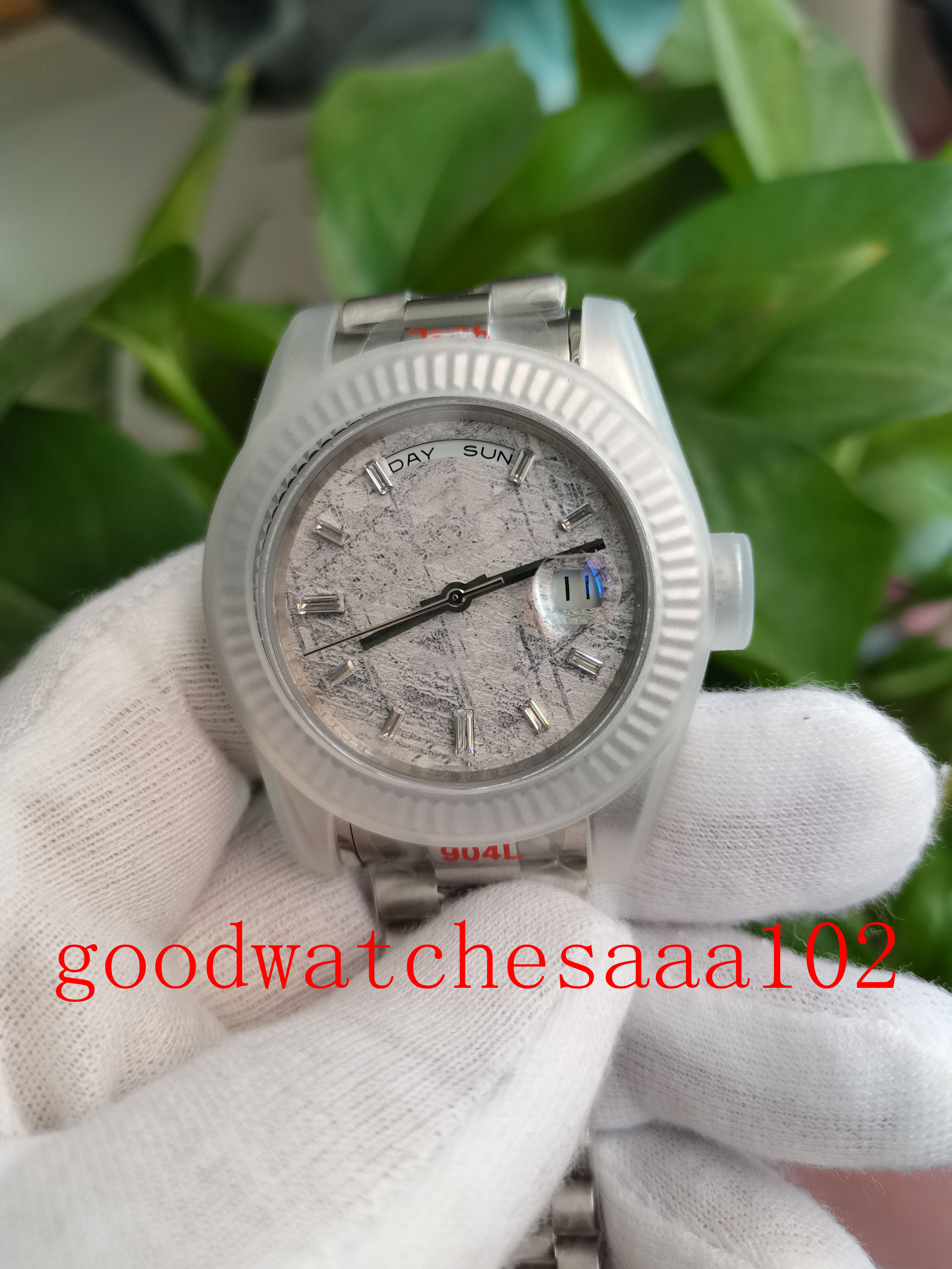 top men Wristwatches u1 factory Automatic ETA 2813 Movement 228349 Hoonstone dial 40mm 228396 228206 18k White Gold Stainless Steel bracelet Men's Wristwatch, Silver
top men Wristwatches u1 factory Automatic ETA 2813 Movement 228349 Hoonstone dial 40mm 228396 228206 18k White Gold Stainless Steel bracelet Men's Wristwatch, Silver