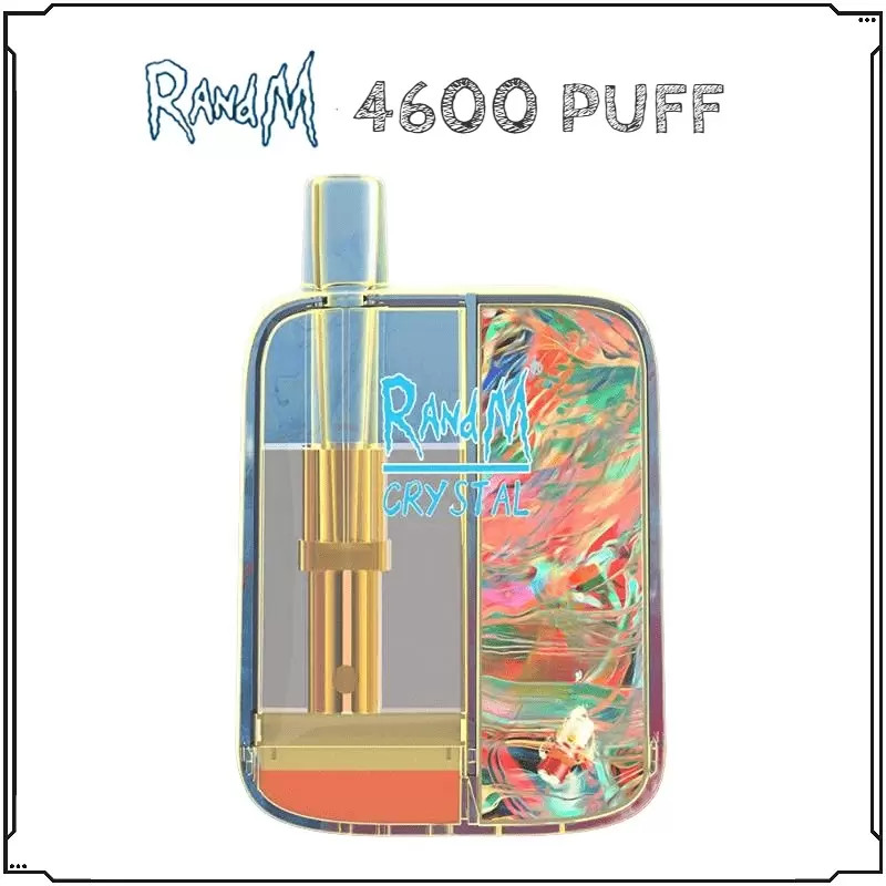 Original RandM CRYSTAL 4600 Puffs Disposable Vape Pen Electronic Cigarettes starter kit 10ml Pod With Mesh Coil Rechargeable Authentic wholesale
Original RandM CRYSTAL 4600 Puffs Disposable Vape Pen Electronic Cigarettes starter kit 10ml Pod With Mesh Coil Rechargeable Authentic wholesale