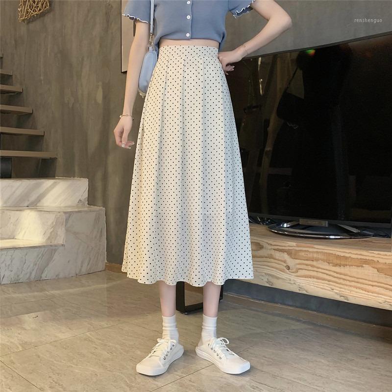 Summer 2022 Korean Mid-length A-line Skirt Female High-waist All-match Half-length Skirts, Black
Summer 2022 Korean Mid-length A-line Skirt Female High-waist All-match Half-length Skirts, Black