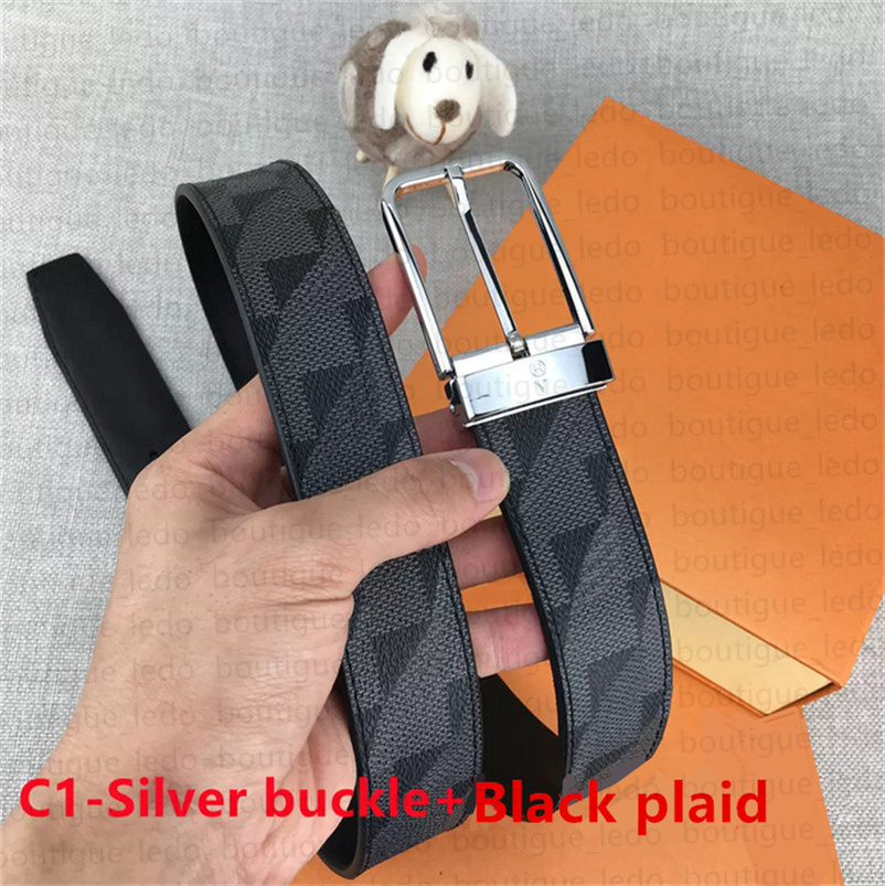 Designer Belts Men Women Fashion Brand Belt Luxury Gold Letter Buckle Classic Brown Presbyopia Black Plaid Leather Belt Top Quality Belt Width 3.8CM 105-125CM, Silver
Designer Belts Men Women Fashion Brand Belt Luxury Gold Letter Buckle Classic Brown Presbyopia Black Plaid Leather Belt Top Quality Belt Width 3.8CM 105-125CM, Silver