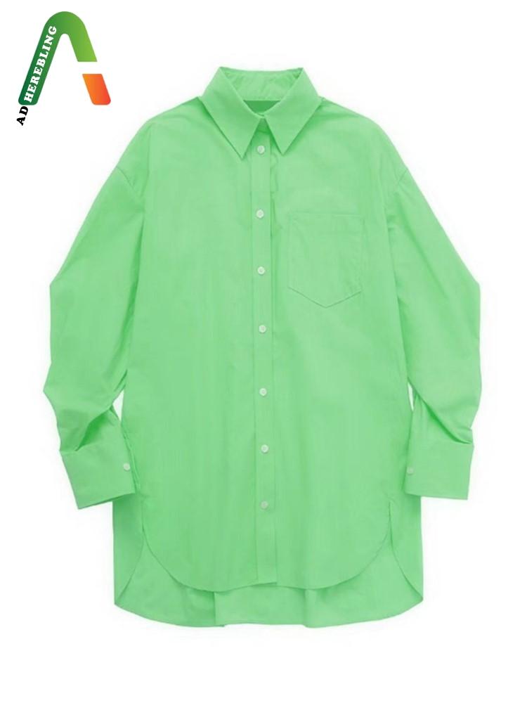 Women's Blouses & Shirts Adherebling 2022 Summer Women Casual Oversized Female Chic High Low Hem Tops Pocket Front Long Green Loose ShirtWom
Women's Blouses & Shirts Adherebling 2022 Summer Women Casual Oversized Female Chic High Low Hem Tops Pocket Front Long Green Loose ShirtWom