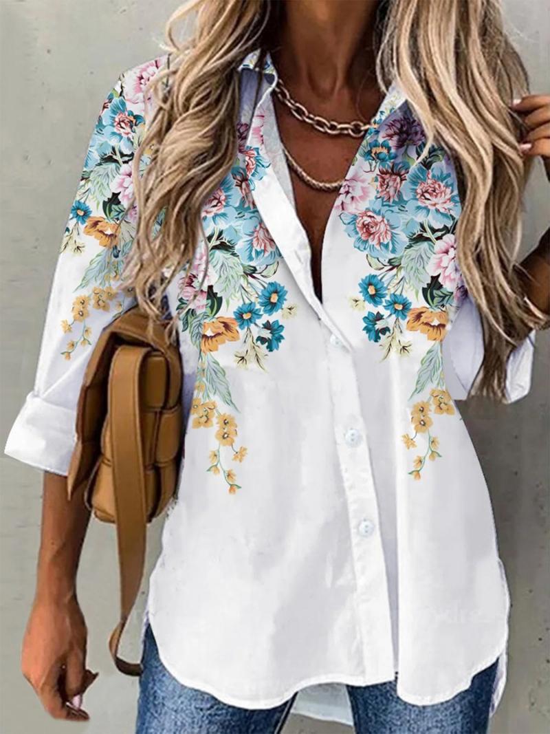 Women' Blouses & Shirts European And American Style 2022 Spring Fashion Long-sleeved Blouse Casual Plus Size Shirt Women Elegant
Women' Blouses & Shirts European And American Style 2022 Spring Fashion Long-sleeved Blouse Casual Plus Size Shirt Women Elegant