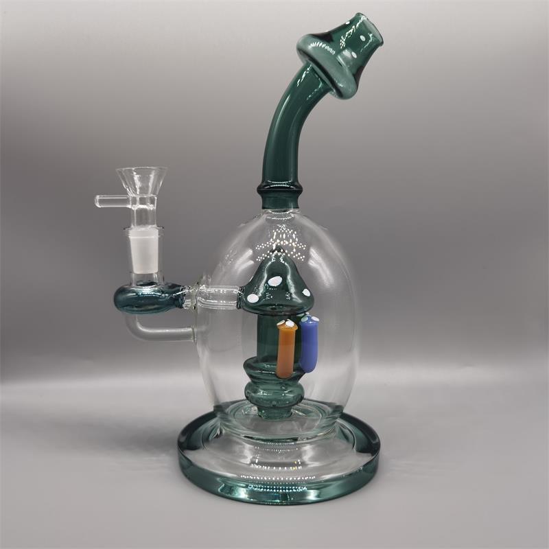 Lake Green Hookahs beaker bongs Psychede Mushroom bong with 14.4mm Glass Bowl 22cm Height water pipe
Lake Green Hookahs beaker bongs Psychede Mushroom bong with 14.4mm Glass Bowl 22cm Height water pipe