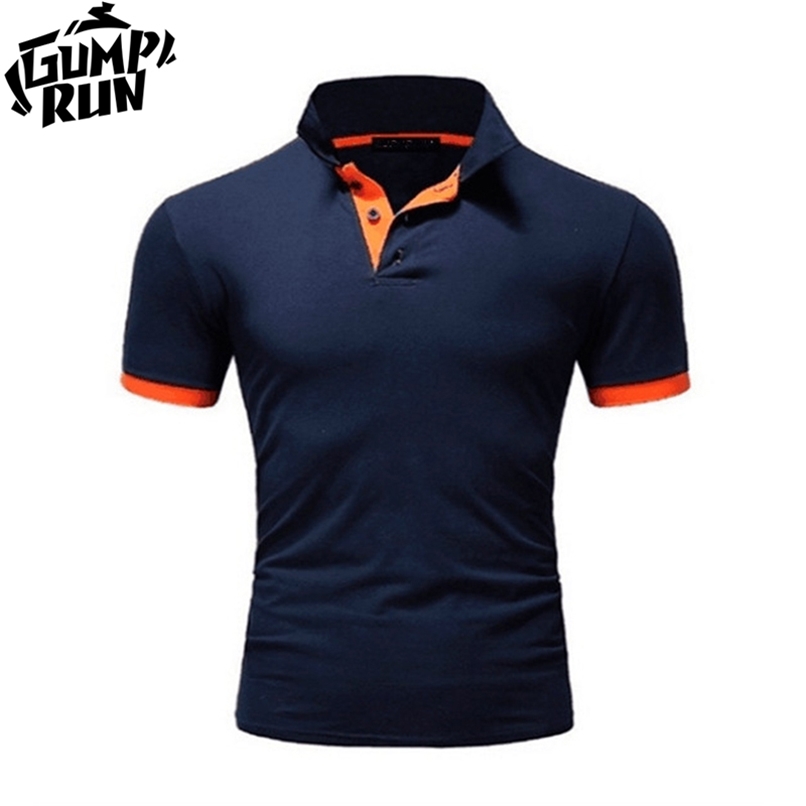 Summer Short Sleeve Polo Shirt Men Fashion Polo Shirts Casual Slim Solid Color Business Men's Polo Shirts Men's Clothing 220408