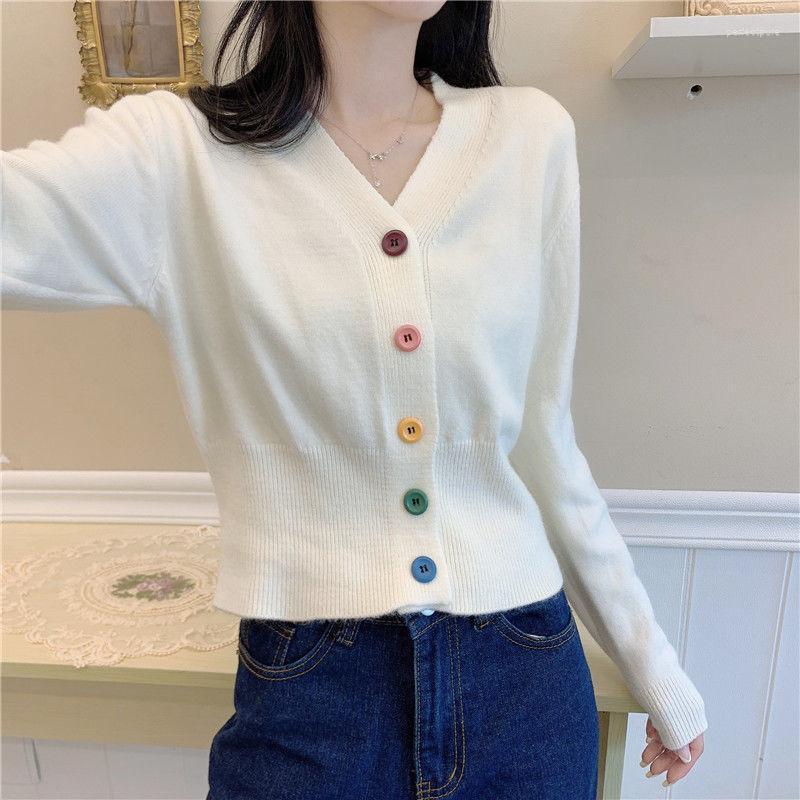 Women's Knits & Tees Girl Summer Autumn Knitted Jacket Thin Cardigan Women Full Sleeve Blouse Candy Color Button White Soft Perf22, Black
Women's Knits & Tees Girl Summer Autumn Knitted Jacket Thin Cardigan Women Full Sleeve Blouse Candy Color Button White Soft Perf22, Black