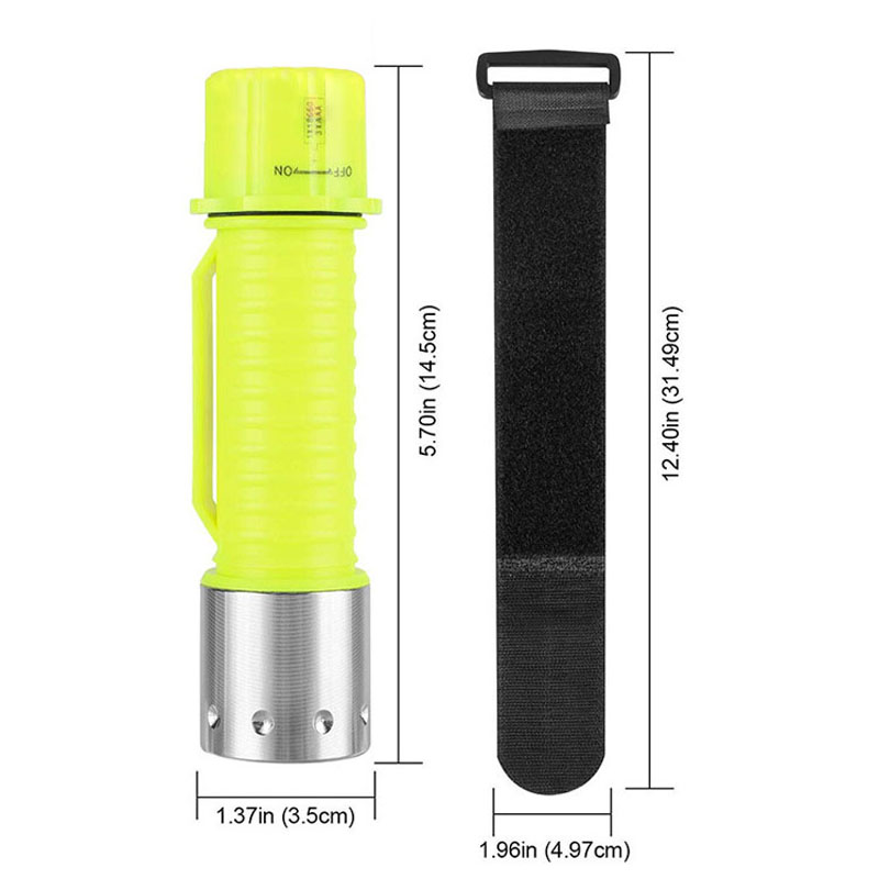 Powerful T6 Waterproof LED Diving Flashlight Torch Professional Underwater Photography Flash Light