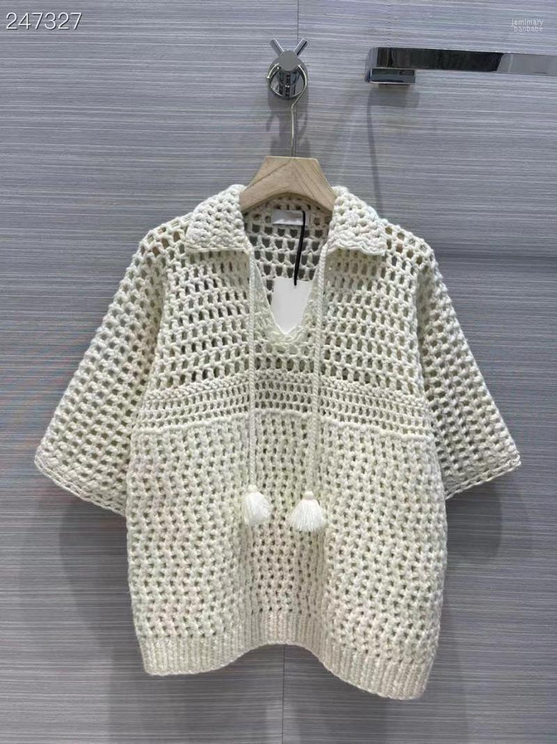 Women's Sweaters 2022 Pre-Fall Runway Vintage Cashmere Pullover Women Sweater V-neck Hollow Out Crochet Half Sleeve Knitted Jumper Jemi22, As photo
Women's Sweaters 2022 Pre-Fall Runway Vintage Cashmere Pullover Women Sweater V-neck Hollow Out Crochet Half Sleeve Knitted Jumper Jemi22, As photo