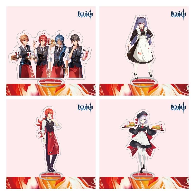 Keychains Anime Genshin Impact Figure Dining Room Cosplay Gongzi Zhongli Diluc Kaeya Acrylic Stand Model Plate Desk Decor Standing Sign
Keychains Anime Genshin Impact Figure Dining Room Cosplay Gongzi Zhongli Diluc Kaeya Acrylic Stand Model Plate Desk Decor Standing Sign