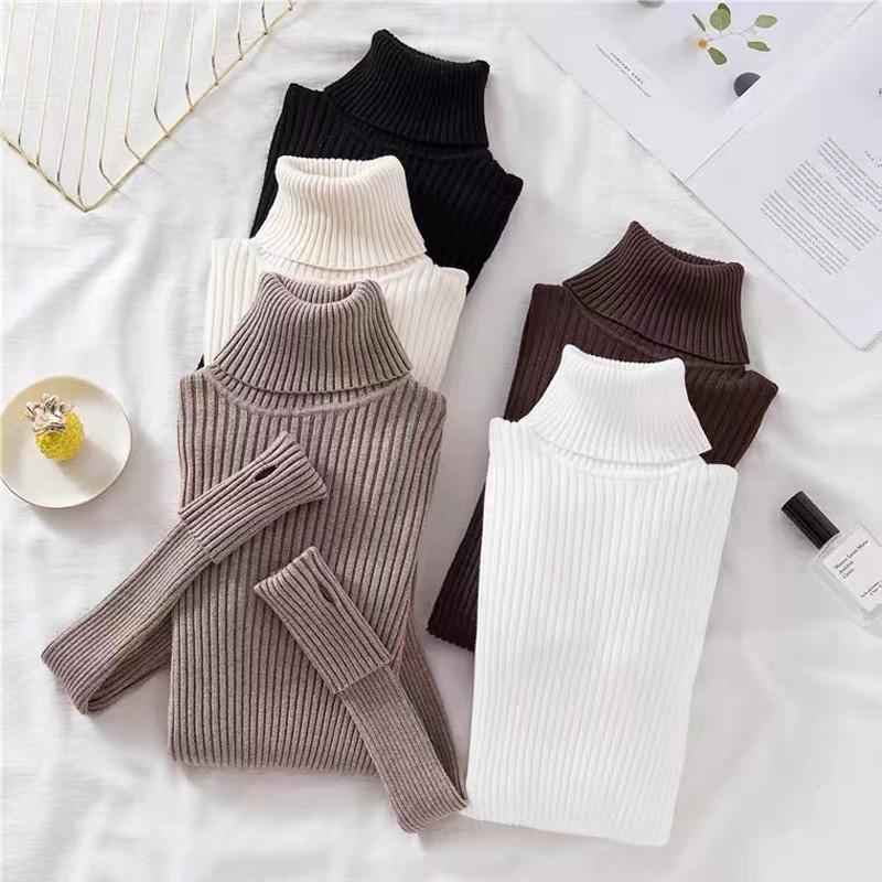 Women's Sweaters Korean Pullover Sweater Women Warm Thick Autumn Winter 2022 High Necked Set Of Fingers Slim Ribbed Knitted SweaterWomen's, Black
Women's Sweaters Korean Pullover Sweater Women Warm Thick Autumn Winter 2022 High Necked Set Of Fingers Slim Ribbed Knitted SweaterWomen's, Black