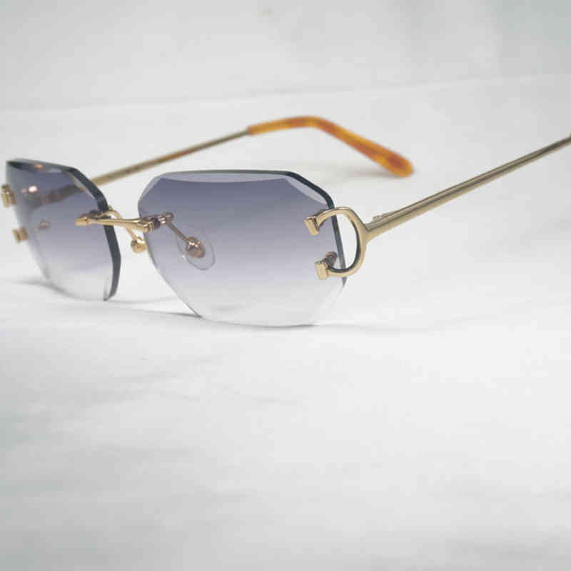 Vintage Rimless Wire Sunglasses Mens Eyewear Womens For Summer Diamond Cutting Clear Glasses Metal Frame Oculos Gafas
Vintage Rimless Wire Sunglasses Mens Eyewear Womens For Summer Diamond Cutting Clear Glasses Metal Frame Oculos Gafas