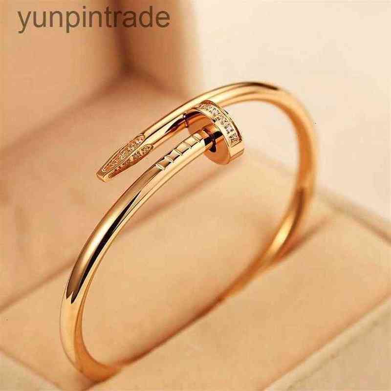 Juste a Clou Nail Bracelet Luxury Jewelry Set Auger Lovers Men and Women 16 19 Cm Gold Rose Sier216w
Juste a Clou Nail Bracelet Luxury Jewelry Set Auger Lovers Men and Women 16 19 Cm Gold Rose Sier216w