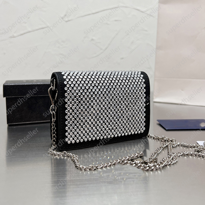 Mini Chain Rhinestone Shoulder Bags Tote Designer Bag Fashion Women Crossbody Handbag Cool Girl Wallet Purse High Quality Metal Handbags, Increase feight
Mini Chain Rhinestone Shoulder Bags Tote Designer Bag Fashion Women Crossbody Handbag Cool Girl Wallet Purse High Quality Metal Handbags, Increase feight