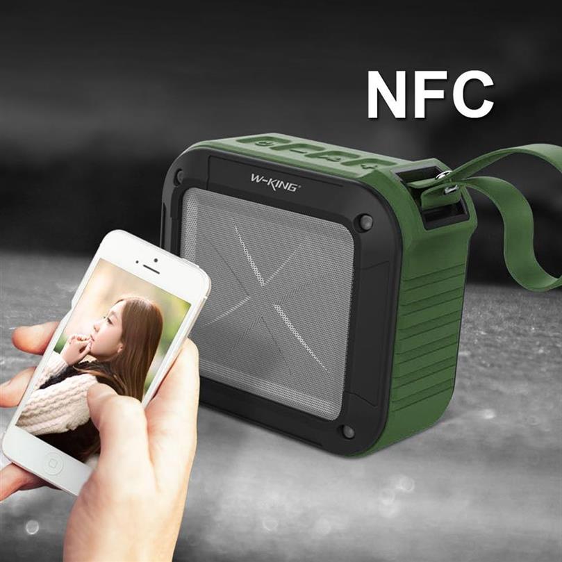 WKING S7 Portable NFC Wireless Waterproof Bluetooth 4 0 Speaker with 10 Hours Playtime for Outdoors Shower 4 colors156j252M235h