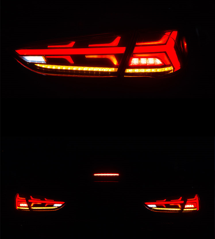 Car Goods Taillamp For Sonata 9 LED Tail Light 20 17-20 18 Hyundai Auto Running Lights LED Fog Brake Turn Signal