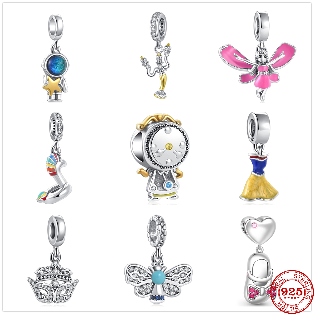 925 Sterling Silver Dangle Charm Candelabra Bell Mask My Baby Girl Beads Bead Fit Pandora Charms Bracelet DIY Jewelry Accessories
925 Sterling Silver Dangle Charm Candelabra Bell Mask My Baby Girl Beads Bead Fit Pandora Charms Bracelet DIY Jewelry Accessories