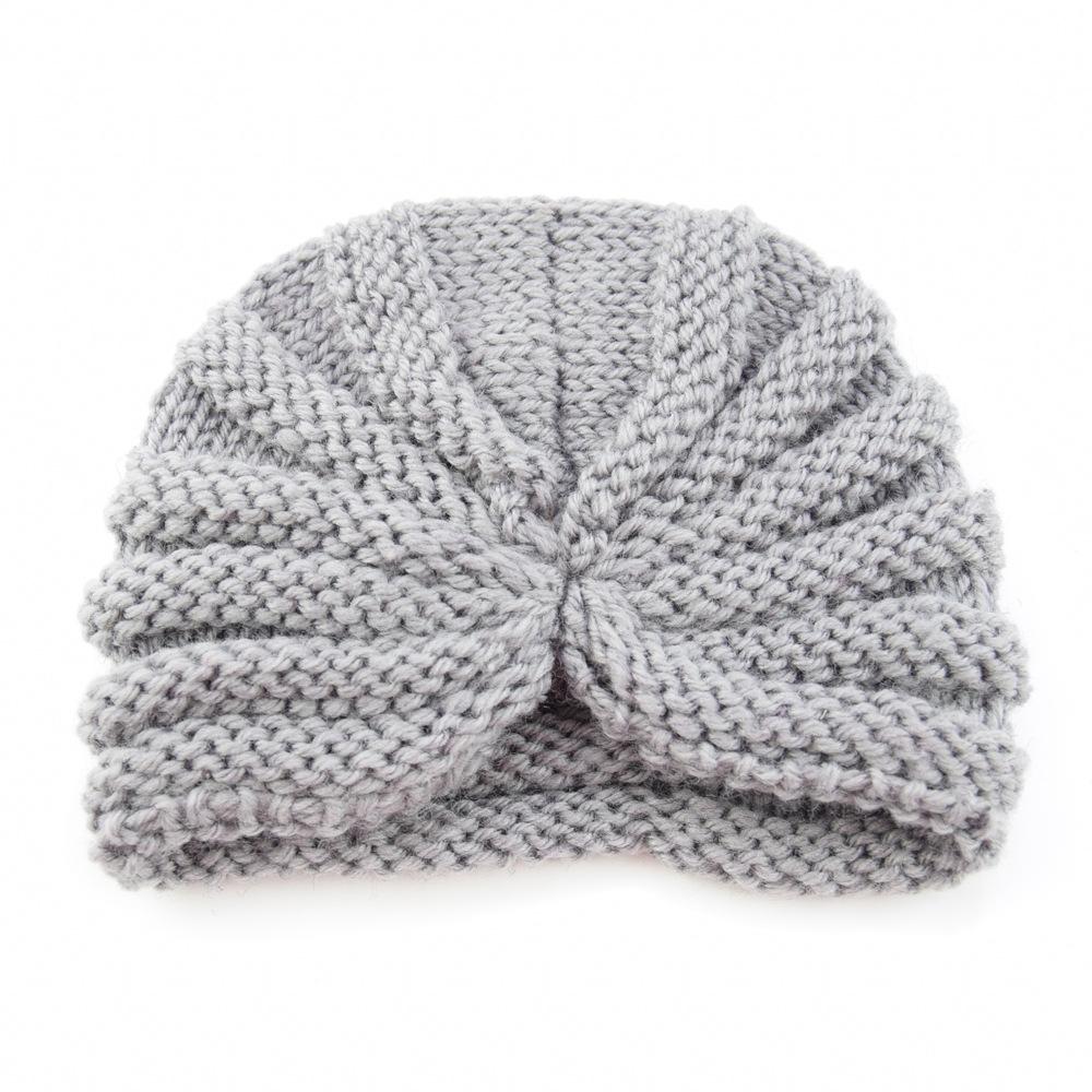 INS Toddler infants india hat kids Autumn winter Beanie hats baby knitted caps turban for boys girls 12 colors