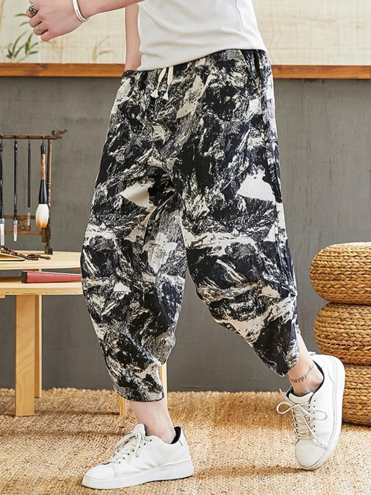 Men's Pants Baggy Cotton Cargo Men Summer Japanese Women Hip Hop Plus Size Wide Leg Bloomers Calf-Length JoggersMen's Heat22, L360
Men's Pants Baggy Cotton Cargo Men Summer Japanese Women Hip Hop Plus Size Wide Leg Bloomers Calf-Length JoggersMen's Heat22, L360