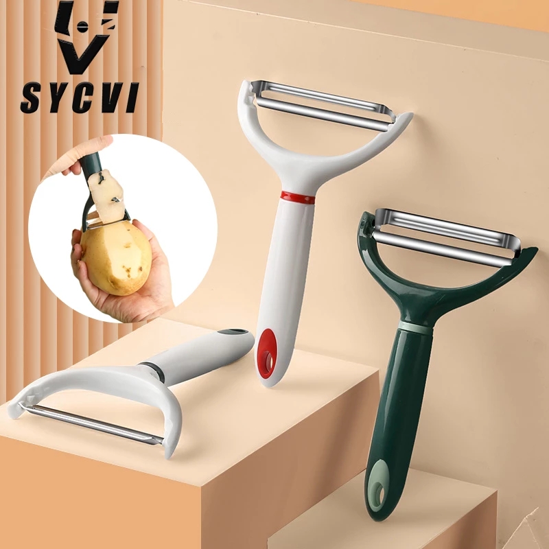 Stainless steel double-head peeler fruit and vegetable peelers slicer kitchen tool potato carrot grater fruits ands vegetables tool 
Stainless steel double-head peeler fruit and vegetable peelers slicer kitchen tool potato carrot grater fruits ands vegetables tool