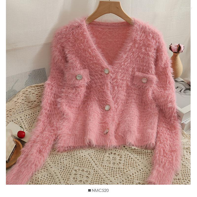 Women's Knits & Tees 2022 Autnmn V-neck Crop Tops Single-breasted Cardigan Korean Loose Mohair Sweater Women Long Sleeve Knitted CardigansWo, Green
Women's Knits & Tees 2022 Autnmn V-neck Crop Tops Single-breasted Cardigan Korean Loose Mohair Sweater Women Long Sleeve Knitted CardigansWo, Green