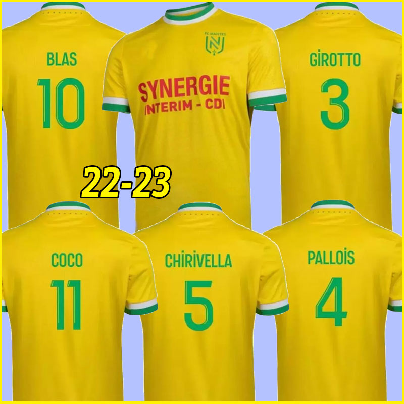 22 23 Maillots Nantes FC soccer jerseys maillot de foot kits 2022 2023 white jersey SIMON LOUZA A TOURE BLAS COCO COULIBALY football shirts equipment home away
22 23 Maillots Nantes FC soccer jerseys maillot de foot kits 2022 2023 white jersey SIMON LOUZA A TOURE BLAS COCO COULIBALY football shirts equipment home away