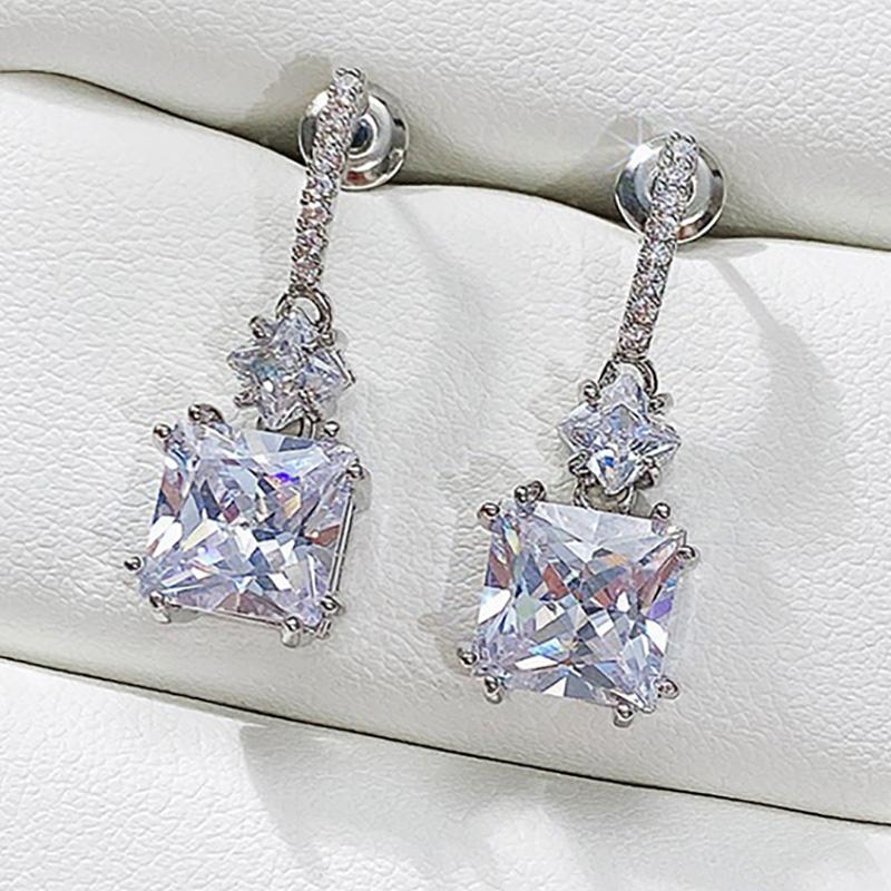 Dangle & Chandelier Shiny Square Crystal Earrings For Women Classic Cubic Zirconia Drop Earings Fashion Wedding Jewelry 2022 Wholesale KCE05
Dangle & Chandelier Shiny Square Crystal Earrings For Women Classic Cubic Zirconia Drop Earings Fashion Wedding Jewelry 2022 Wholesale KCE05
