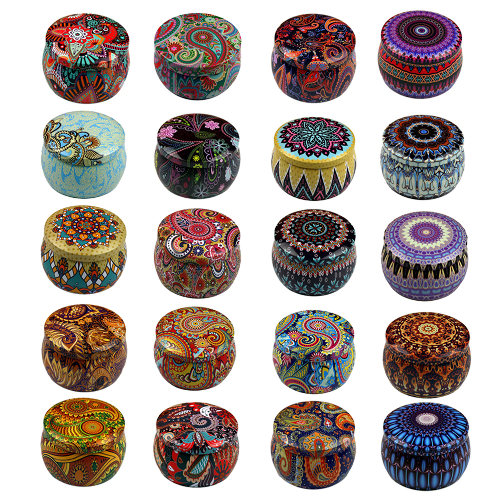 Candy Jars DIY Candle Tin Cans Making Kit Holder Cup Case For Dry Storage Spices Festive Party Supplies And Sweets