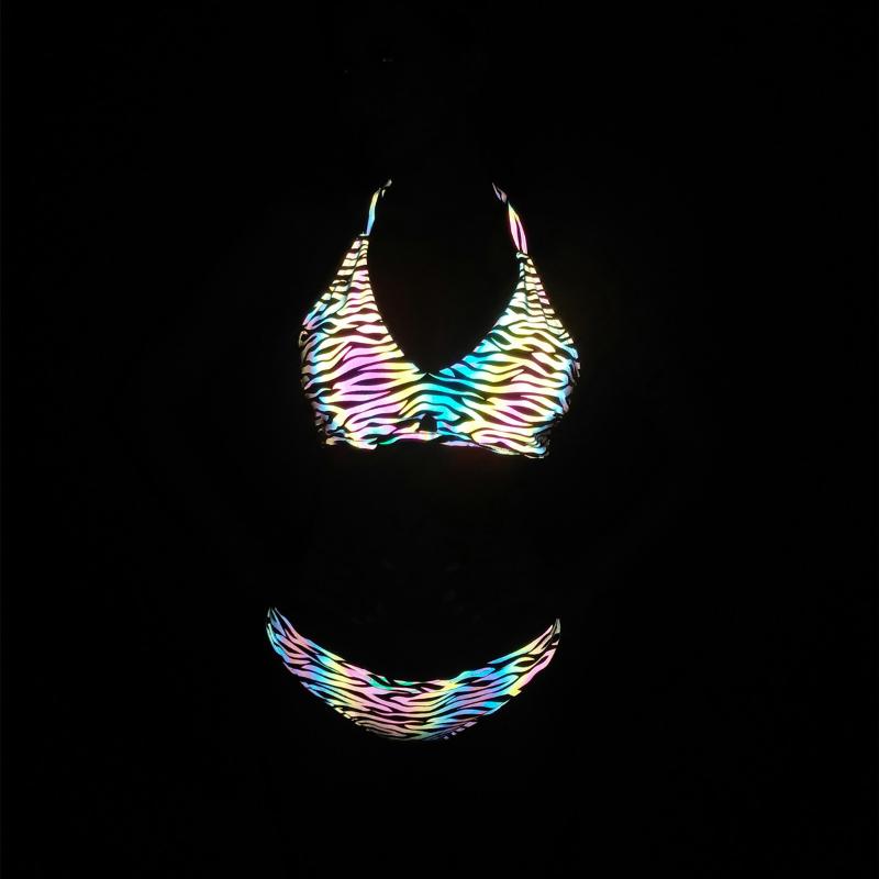 Women' Swimwear Techwear Outfits Women Colorful Reflective 2 Piece Set Harajuku Night Club Dane Pole Bikini Bra Shorts Conjunto Femenino Wom, Color d
Women' Swimwear Techwear Outfits Women Colorful Reflective 2 Piece Set Harajuku Night Club Dane Pole Bikini Bra Shorts Conjunto Femenino Wom, Color d