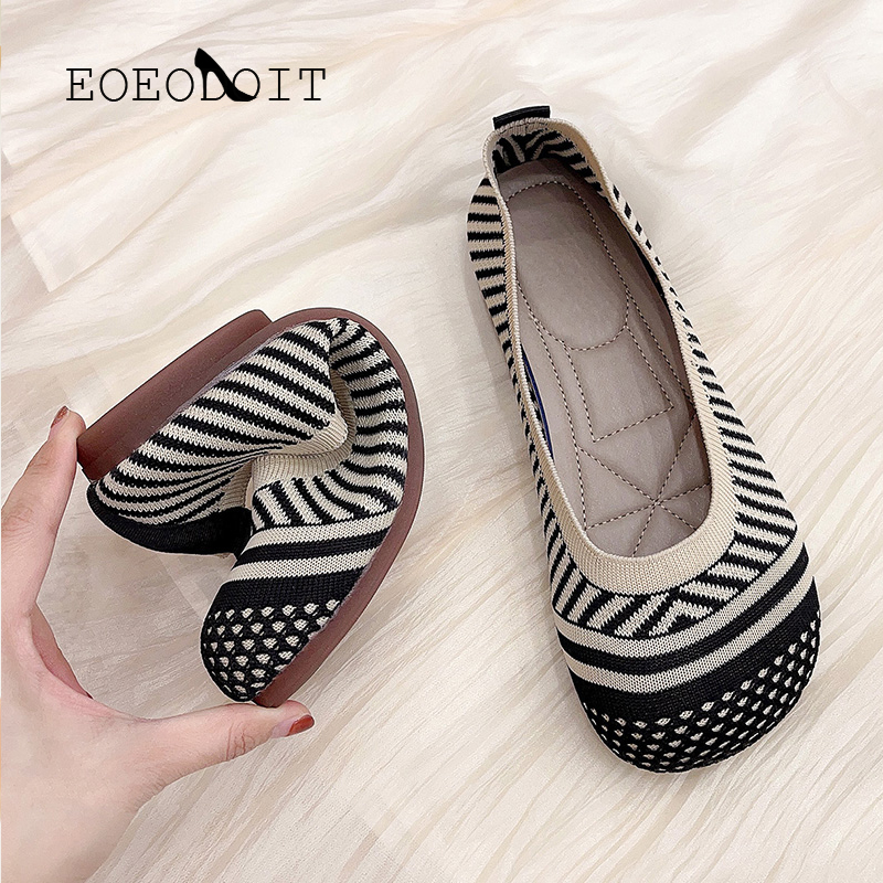 EOEODOIT Women Casual Shoes Holiday Weekends Espadrille Knitting Flat Heel Square Toe Summer Flats Loafers 220613, Black
EOEODOIT Women Casual Shoes Holiday Weekends Espadrille Knitting Flat Heel Square Toe Summer Flats Loafers 220613, Black