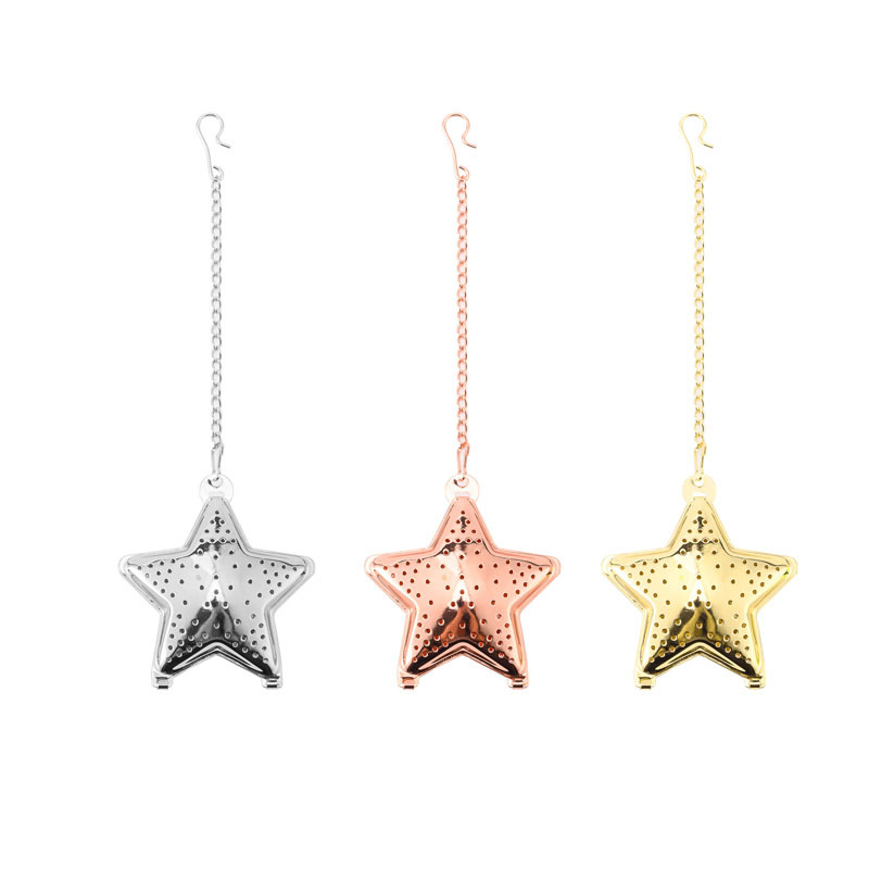 Stainless Steel Ball Infuser Strainer Tools Loose Leaf Tea Filters Seasoning Spices Diffuser Star Shaped Kdjk2204 0723