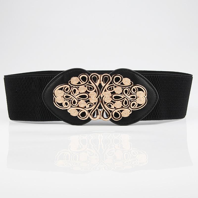Belts Unique Retro Gold Buckle Hollow Belt Women Fashion Metal Alloy Stretch Female Jeans Dress Design Waistband 2022, White
Belts Unique Retro Gold Buckle Hollow Belt Women Fashion Metal Alloy Stretch Female Jeans Dress Design Waistband 2022, White