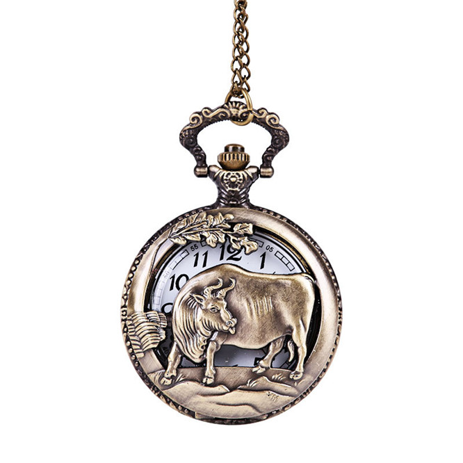 10pcs Large Chinese Zodiac ox relief hollowed out antique pocket watch bronze twelve, Black
10pcs Large Chinese Zodiac ox relief hollowed out antique pocket watch bronze twelve, Black
