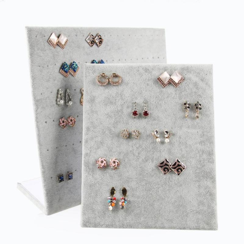 Jewelry Pouches Bags Holes L-type Suede Stand Earrings Ear Studs Display Holder Organizer Display/jewelry Organizer/porta GioielliJewelry
Jewelry Pouches Bags Holes L-type Suede Stand Earrings Ear Studs Display Holder Organizer Display/jewelry Organizer/porta GioielliJewelry