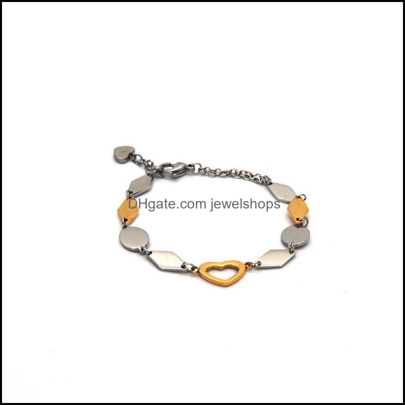 Link Chain Stainless Steel Sier Ellipse Geometric Gold Heart Romantic For Women Br0411119 Drop Delivery 2021 Bracelets Jewelry Opker
Link Chain Stainless Steel Sier Ellipse Geometric Gold Heart Romantic For Women Br0411119 Drop Delivery 2021 Bracelets Jewelry Opker