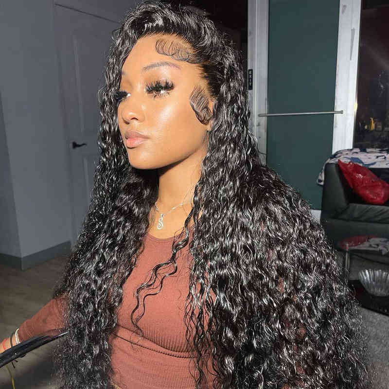 Nxy Hair Wigs Loose Deep Wave Frontal Full Lace Human for Black Women 13x4 13x6 Hd Water Front 220609, 13x6 lace wig
Nxy Hair Wigs Loose Deep Wave Frontal Full Lace Human for Black Women 13x4 13x6 Hd Water Front 220609, 13x6 lace wig