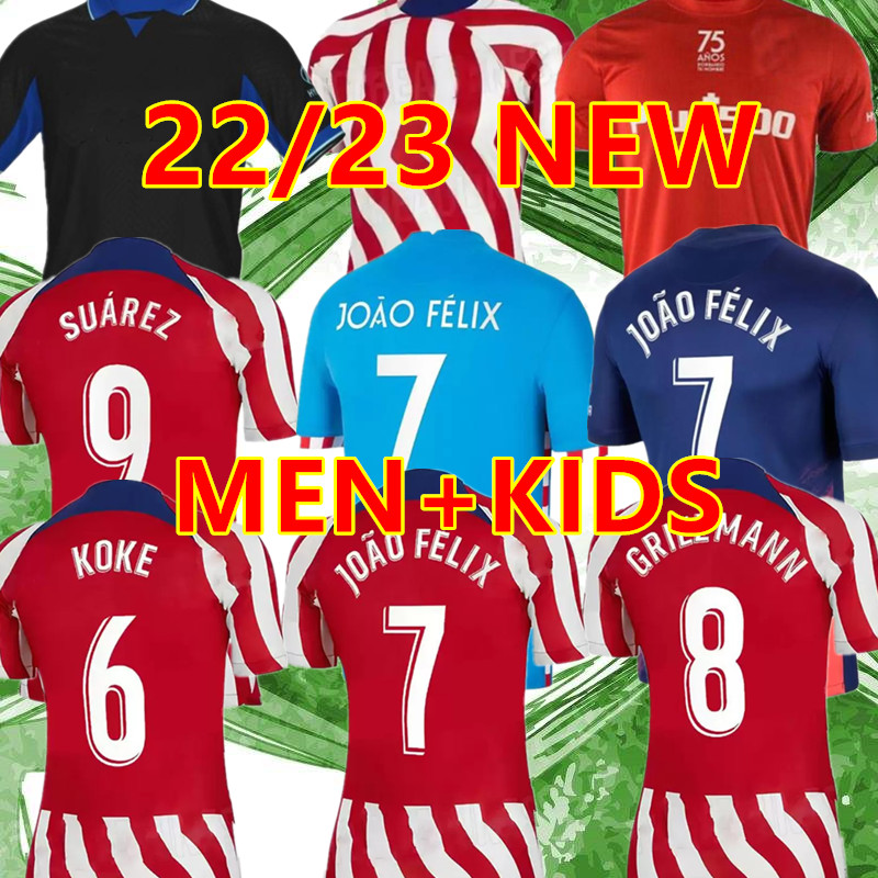 21 22 75 Th Atletico Madrids Soccer Jerseys SUAREZ GRIEZMANN JOAO FELIX 2021 2022 M.Llorente CORREA KOKE LEMAR CARRASCO men kids kit Shirt, 21 22 away aldult lfp
21 22 75 Th Atletico Madrids Soccer Jerseys SUAREZ GRIEZMANN JOAO FELIX 2021 2022 M.Llorente CORREA KOKE LEMAR CARRASCO men kids kit Shirt, 21 22 away aldult lfp