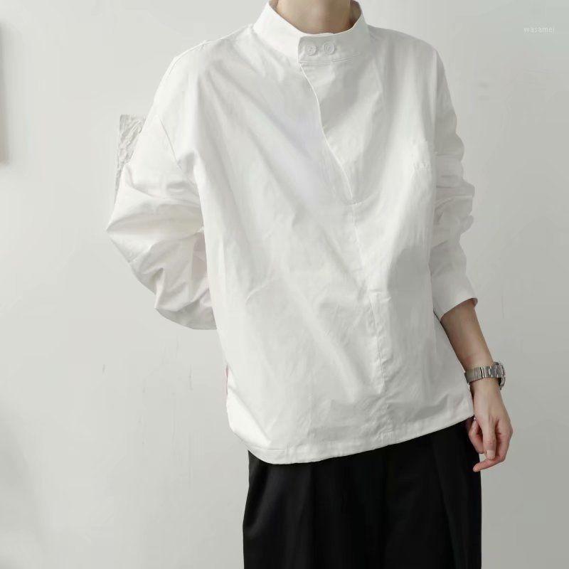 Men's Casual Shirts Abstinence Department White Shirt Design Sense Minority Clothing High-level Cool Wind Stand Collar Korean, Black
Men's Casual Shirts Abstinence Department White Shirt Design Sense Minority Clothing High-level Cool Wind Stand Collar Korean, Black