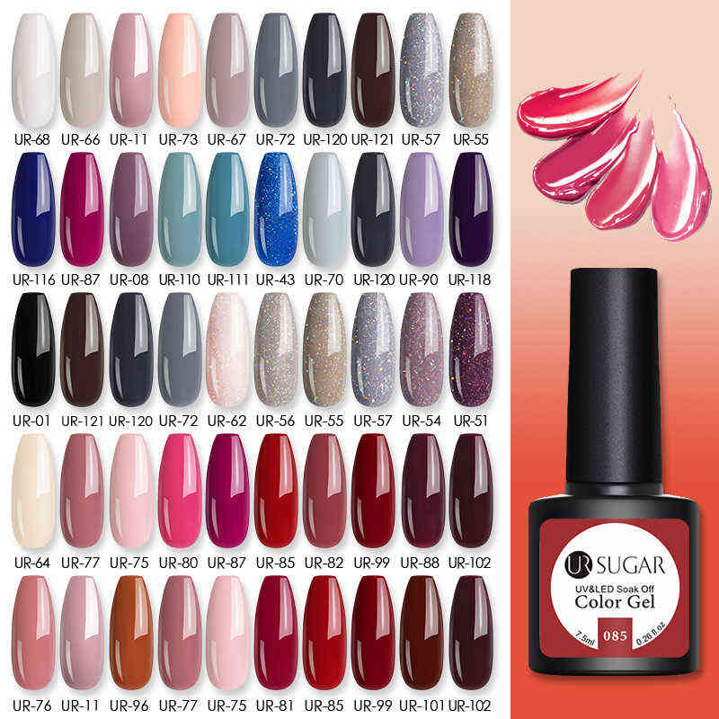 NXY Nail Gel 10pcs Lot Color Polish Set 122 Colors Semi Permanent Uv Led Varnish Soak Off Lacquers Base Top 0328