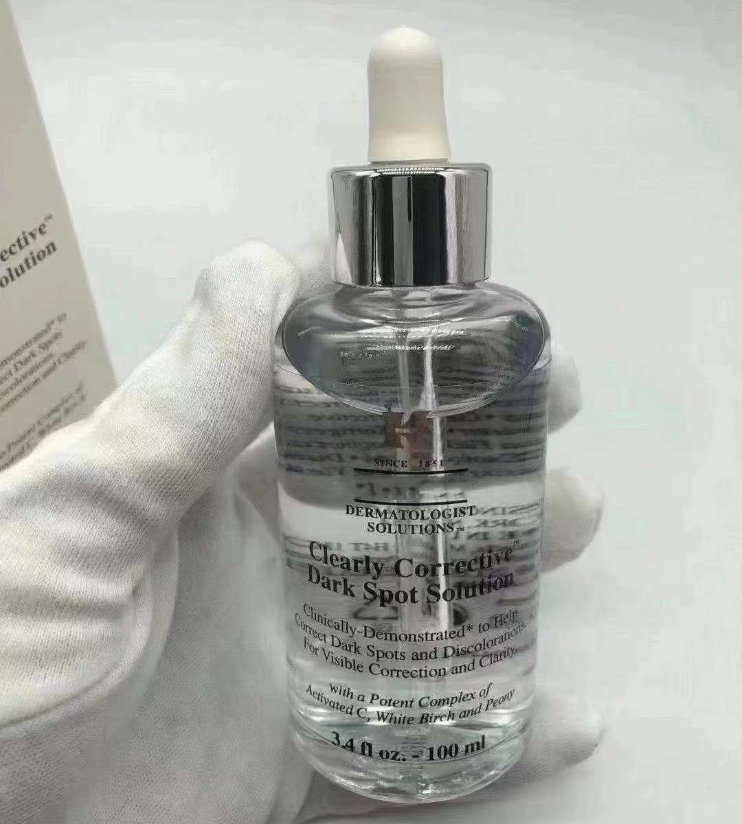Top quality Famous brand Essence Solutions Clearly Corrective Solution 100ml serum
Top quality Famous brand Essence Solutions Clearly Corrective Solution 100ml serum