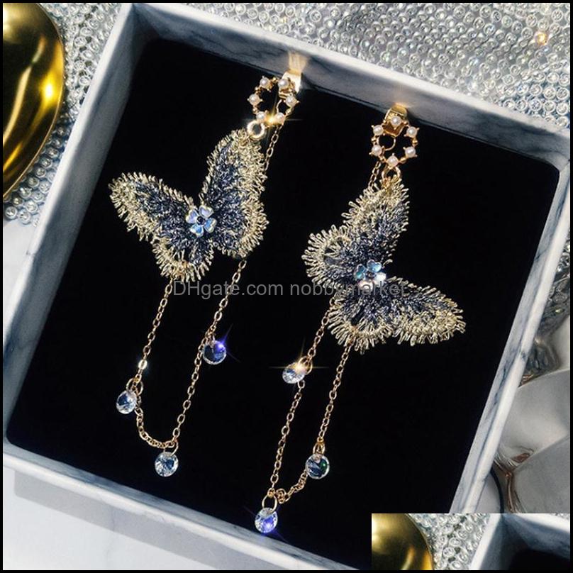 Dangle Chandelier Earrings Jewelry Korean Fairy Butterfly Long For Women Girl Ear Adornment Alloy Circle Rhinestone Tassel Handmade Drop D
Dangle Chandelier Earrings Jewelry Korean Fairy Butterfly Long For Women Girl Ear Adornment Alloy Circle Rhinestone Tassel Handmade Drop D