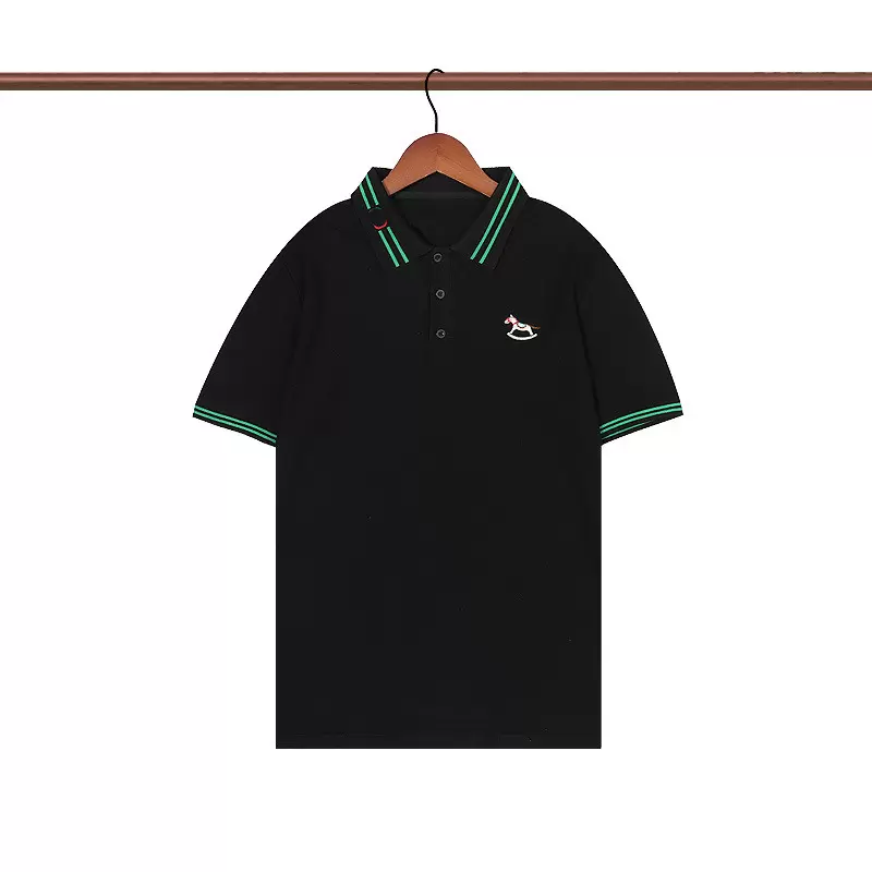 men's short sleeved polo shirt fashion embroidered letters business classic shirt skateboard casual wear T-shirt, White
men's short sleeved polo shirt fashion embroidered letters business classic shirt skateboard casual wear T-shirt, White