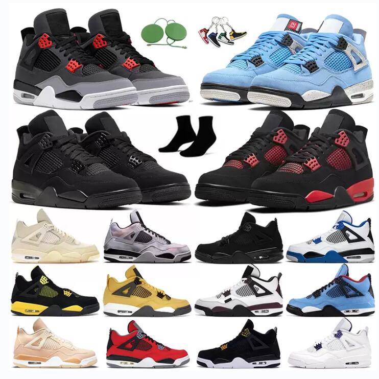 4s men basketball shoes Red Thunder Sail Black Cat Cactus University Blue 4 Bred Patent Dark Mocha Dark Marina mens outdoor sports trainers sneakers, Shoes (34) 36-47
4s men basketball shoes Red Thunder Sail Black Cat Cactus University Blue 4 Bred Patent Dark Mocha Dark Marina mens outdoor sports trainers sneakers, Shoes (34) 36-47